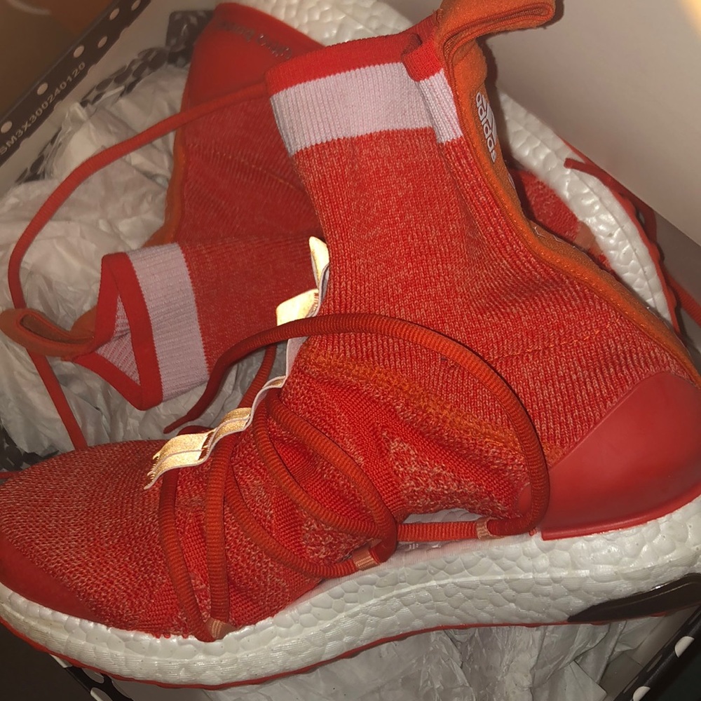 Stella McCartney Adidas orange size 7.5 worn once